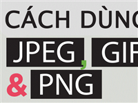 Cách dùng ảnh gif, jpeg, png
