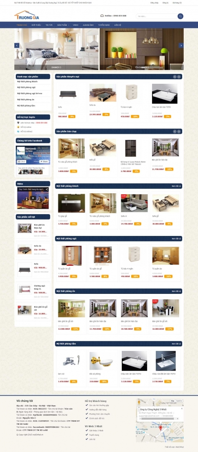 Web bán nội thất xanh