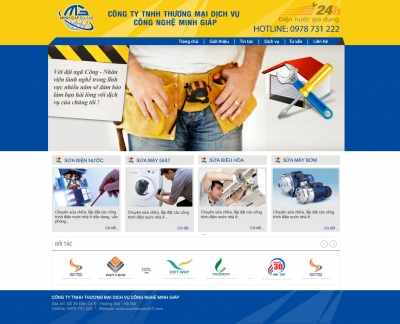 Web dịch vụ sửa chữa